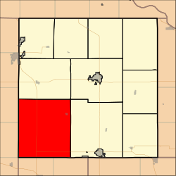 Location in Brown County