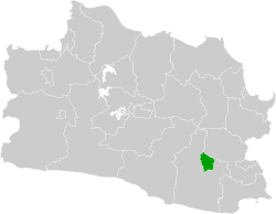 Vị trí Tasikmalaya ở Indonesia