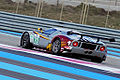 Der Ford GT von Marc VDS beim Test der Le Mans Series auf dem Circuit Paul Ricard im Jahr 2010.