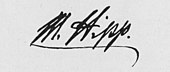 signature de Matthäus Hipp