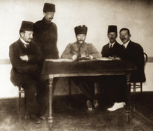 Mustafa Kemal and his colleagues in Erzurum, 5 July 1919 Mustafa Kemal Pasa, Erzurum, 5 Temmuz 1919.png