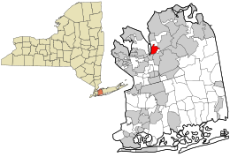 موقعیت روزلین هاربور، نیویورک در نقشه