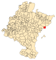 Castillonuevo – Mappa