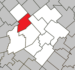 Location within L'Érable RCM.