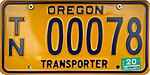 Номерной знак транспортера Oregon 2020 - TN Prefix.jpg