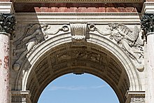 Spandrel figures of winged victories, Arc de Triomphe du Carrousel, Paris Paris - Arc de Triomphe du Carrousel - PA00085992 - 034.jpg