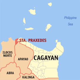 Santa Praxedes na Cagayan Coordenadas : 18°33'58"N, 120°59'24"E