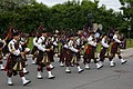 The pipe band during a Canada Day procession in 2007.