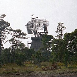 Radarstationen Bonsen på Furillen. Bons betyder hankatt på gotländska.