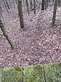 Blick von der Aussichts­bastion auf die nach unten führende Treppe