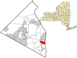 Location in Rockland County and the state of New York.