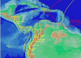 Map of exploration routes of
Sebastian de Belalcazar (1514-1539)
Jorge Robledo
Gaspar de Rodas
Juan de Ampudia
Baltasar Maldonado Ruta Belalcazar 200.png