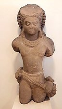 Sanĉia piliero #35, statuo de Vajrapāṇi.