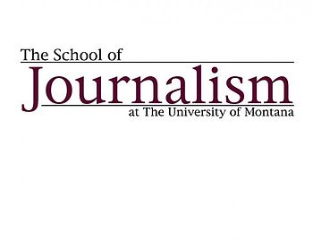 English: University of Montana Journalism logo