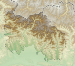 Mapa lokalizacyjna Osetii Południowej