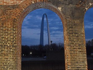 St. Louis Arch from Metro Link..JPG