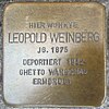Stolperstein für Leopold Weinberg
