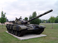 T-72 - czołg na wyposażeniu pułku, lata 80/90.