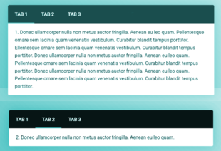 Esempio di navigazione a schede sul web. Da una scheda all'altra l'utente non cambia pagina ne URL