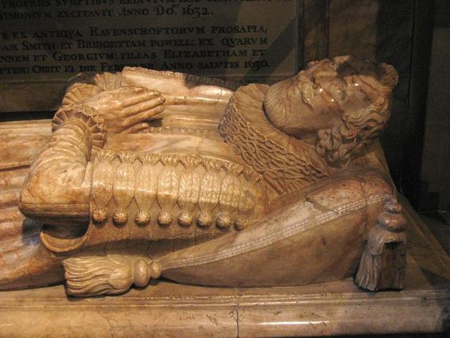 Tomb of Thomas Ravenscroft, Barnet Church, London