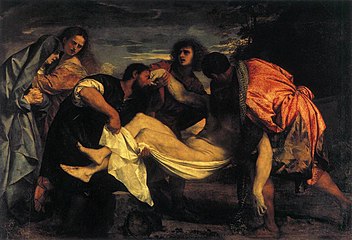 Punerea în mormânt - de Titian