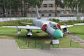 ロシアのモニノにある博物館での Tu-128