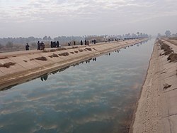 Euphrates canal in Hindiya