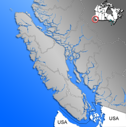 Comox, British Columbia is located in Vancouver Island