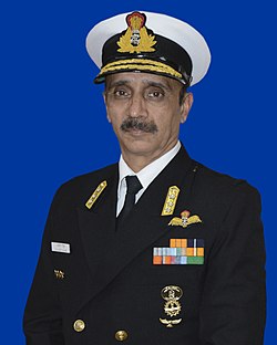 Вице-адмирал Равнит Сингх AVSM, штат Нью-Мексико, занял пост начальника управления кадров, IHQ MoD (Navy) .jpg