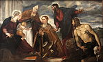 Miniatura para Virgen y niño con santos (Tintoretto)