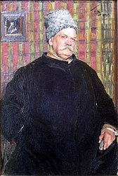 Վլադիմիր Գիլյարովսկու դիմանկարը, 1915 (Աստրախանի Պավել Դոգադինի անվան պատկերասրահ)
