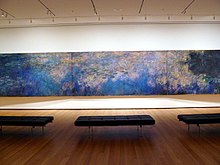 Claude Monet's early 20th century landscape Reflections of Clouds on the Water-Lily Pond WLA moma Reflections of Clouds on the Water-Lily Pond Monet.jpg