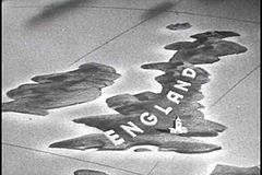 A still from the 1943 US propaganda film series Why We Fight, which suggests that the name "England" applies to the whole of Great Britain WWII Divide and Conquer 12.jpg