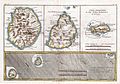 Tabula insularum Reunionis, Mauritiae, et Rodrigues (1780).