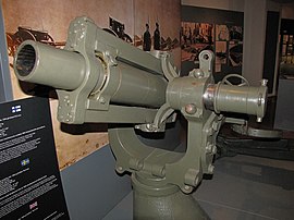 76-мм горная пушка обр. 1904 года на тумбовой установке (музей Хамеенлинна)