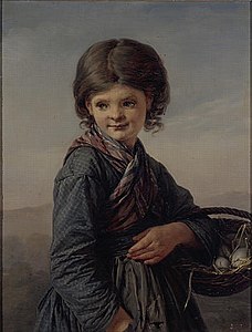 Girl with a Basket (1853), Museum of Grenoble