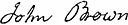 Appletons' Brown John signature.jpg