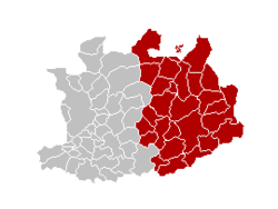 Расположение округа в Антверпене