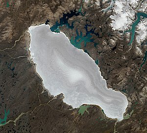 Sentinel-2 Satellitenbild der Eiskappe (2019)