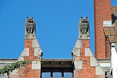 Maison les Hiboux (Édouard Pelseneer 1899).