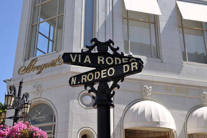 Beverly Hills, Los Angeles - CA - Cartello Rodeo
