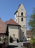 L'église Saint-Georges, côté sud.