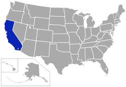 California Collegiate Athletic Association locations