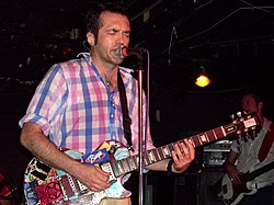 Steve Perry performing with the Cherry Poppin' Daddies in 2009