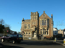 Camborne Public Library, with Richard Trevithick's statue in front Camborne Library And Richard Trevithick Statue - geograph.org.uk - 23241.jpg