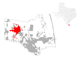 De yngong fan it Valley International Airport te Harlingen.