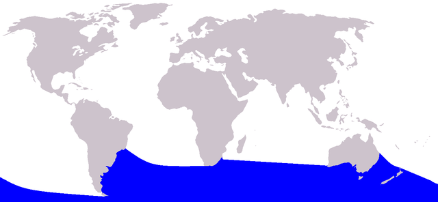 Description de l'image Cetacea range map Arnoux 27s Beaked Whale.png.