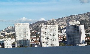Résidence du Parc Sévigné (vue depuis le toit de la Cité Radieuse) (2019)
