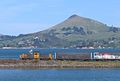 DSG 3251 passing Blanket Bay with a shunt to Port Chalmers.