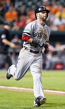 Pedroia with the Red Sox in 2012 Dustin Pedroia 2012 (cropped).jpg